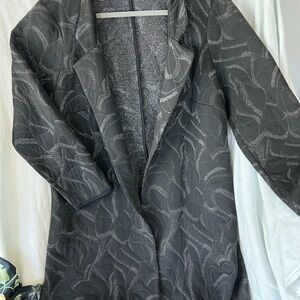 Alfani Black Textured Women's Blazer